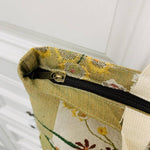 Cosbai - Floral Large Capacity Tote Bag