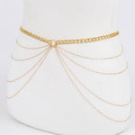 Rhinestone Chain Belt