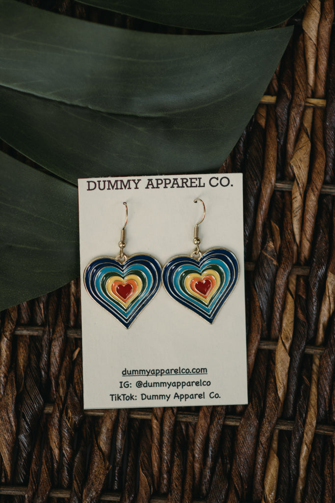 Layered Hearts Earrings